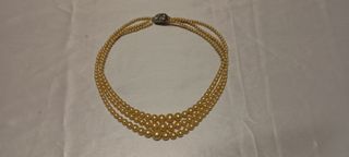 Antigua gargantilla de perlas, preciosa.