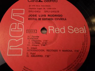 Vinilo Recital de guitarra española