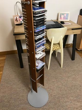 Guardacd's madera y aluminio