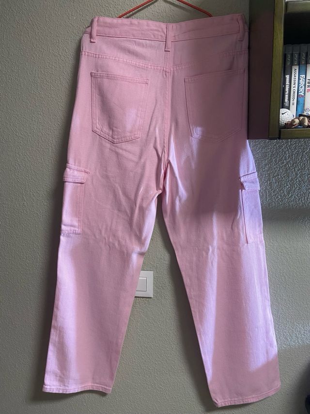 Pantalón vaquero rosa