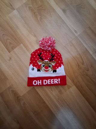 Gorro Navidad con luz