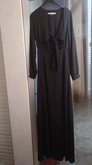 vestido gasa largo marca millie mackintosh