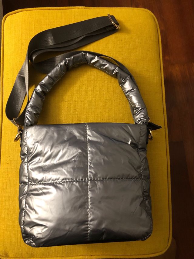 Bolso plateado