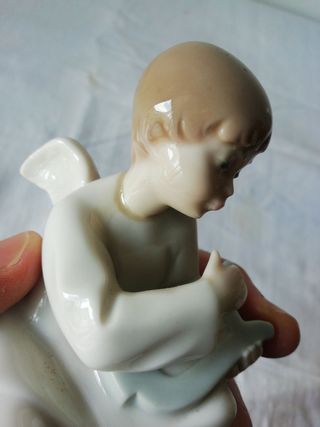 Ángel de cerámica Nao de Lladró