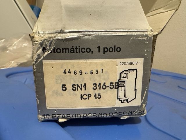 Interruptor ICP-M 15A marca SIEMENS