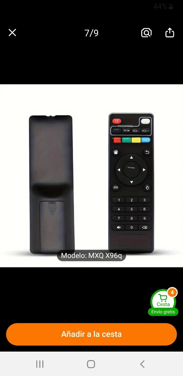 Mando distancia tv box