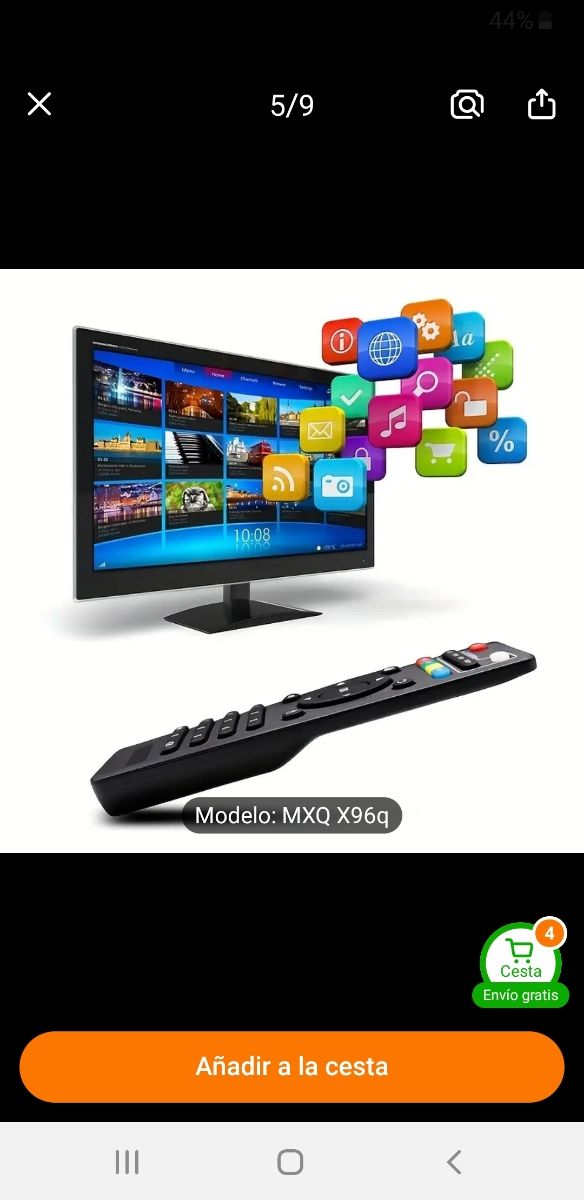 Mando distancia tv box