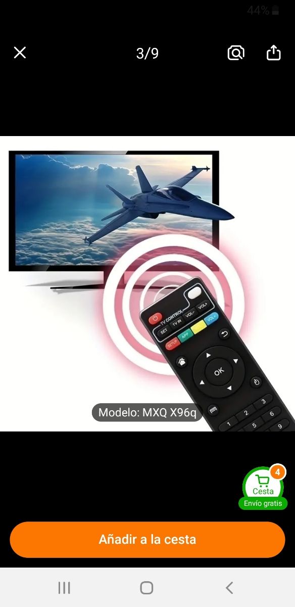 Mando distancia tv box