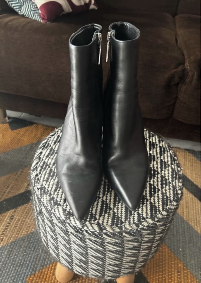 Botas com cunha Zara