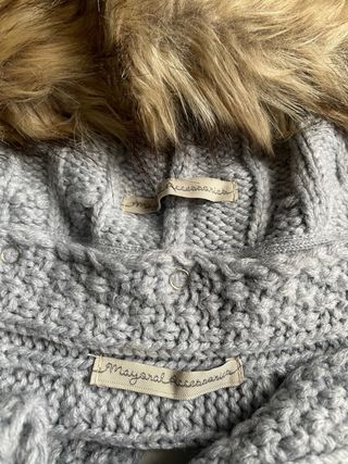 Bufanda gris miña Mayoral