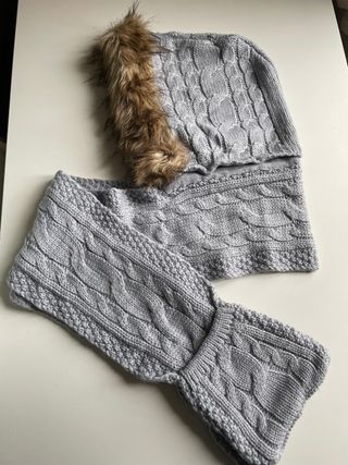 Bufanda gris miña Mayoral