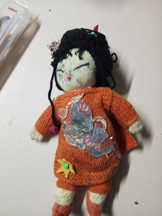 Bambole cinesi in lana