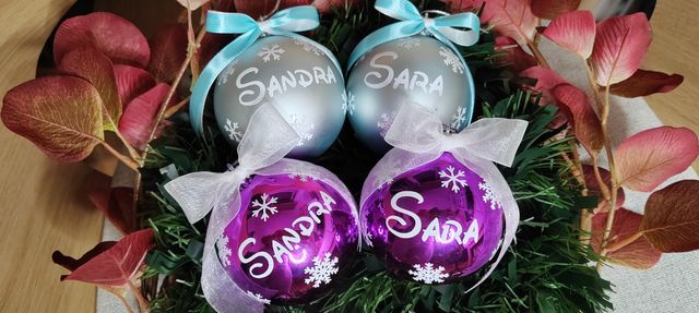 Bolas de navidad personalizadas