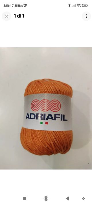 GR 500 gomitoli cotone Genesi arancione