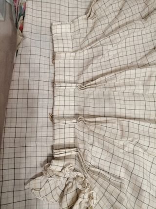 Tenda in cotone beige