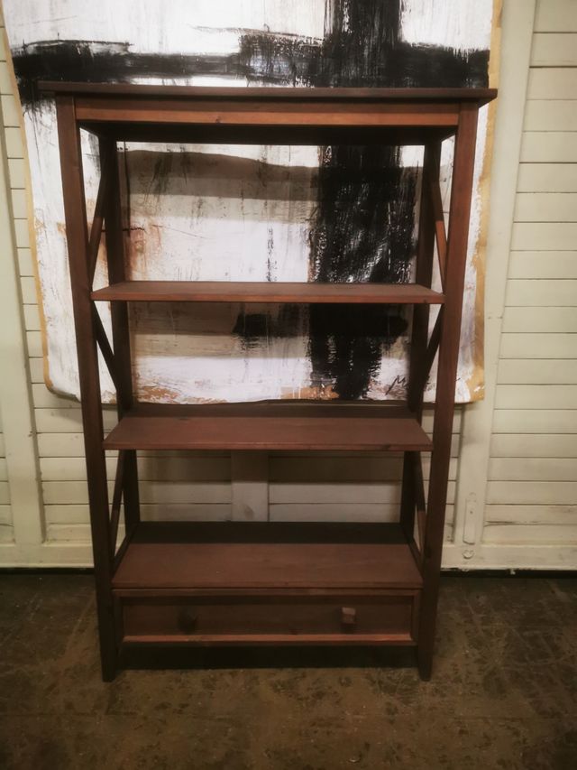 1 Mueble estantería. Madera. Nuevo