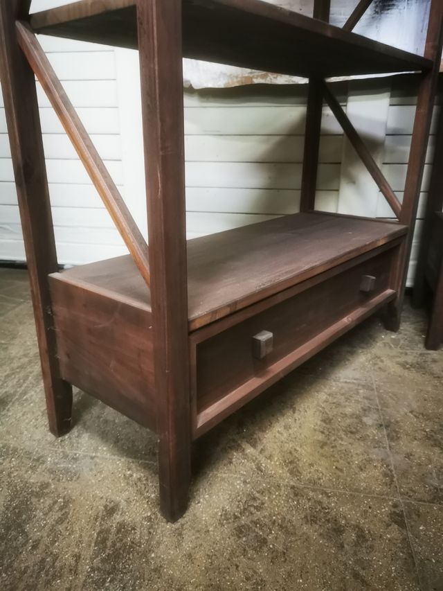 1 Mueble estantería. Madera. Nuevo