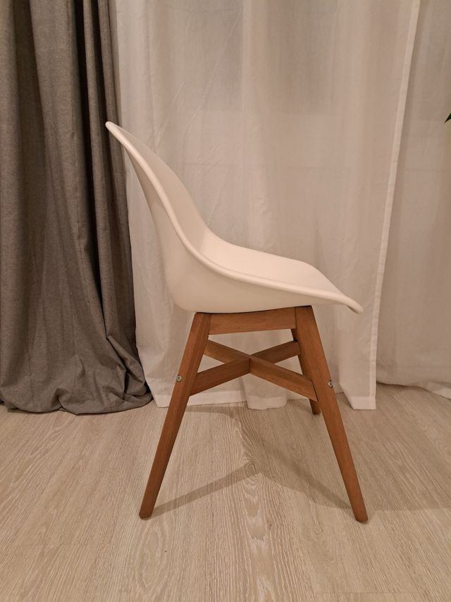 1, 2, o 3 sillas blancas comedor o terraza