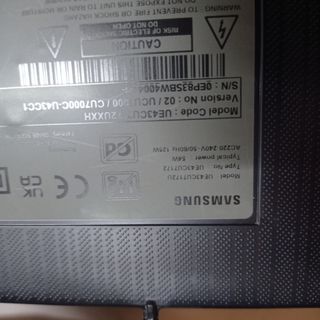 Despiece TV samsung UE43CU7172U