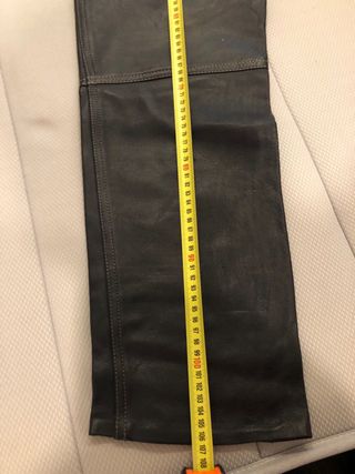 Pantalon vintage de cuero