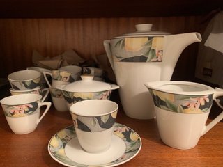 Juego de cafe porcelana Eschenbach.-20e si recoges