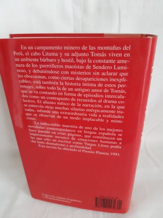 Libro Lituma en los Andes. Mario Vargas Llosa