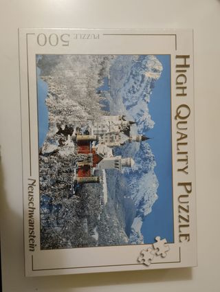 Puzzle 500 piezas. Neuschwanstein. High Quality Pu