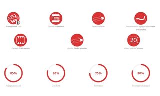 Pack cama articulada+colchón visco