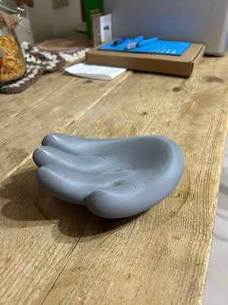 Vassoio a tre dita portaoggetti