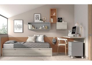 Camas nido.  Dormitorio juvenil