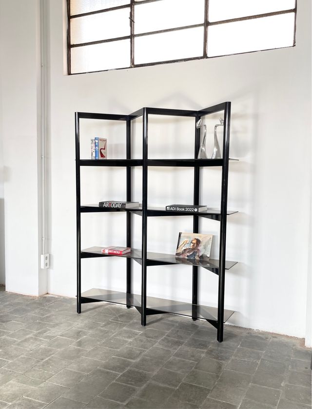 Estantería francesa de diseño posmoderna - 1980