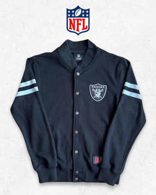 Chaqueta Bomber Adulto NFL Las Vegas Raiders Negra