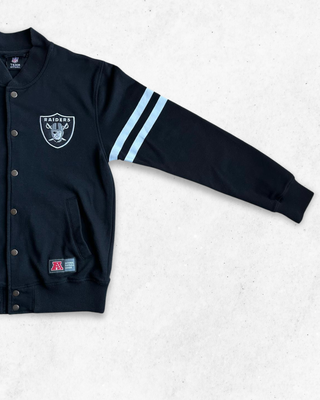Chaqueta Bomber Adulto NFL Las Vegas Raiders Negra