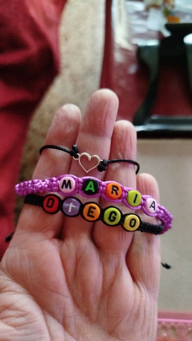 Pulsera macramé hecha a mano