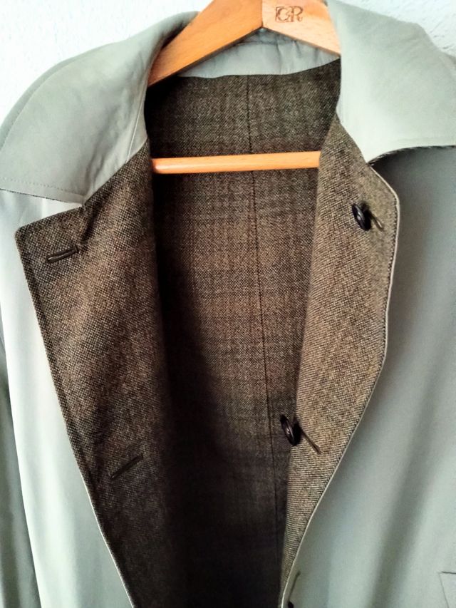 Gabardina reversible trench Petronio T52 60-70s