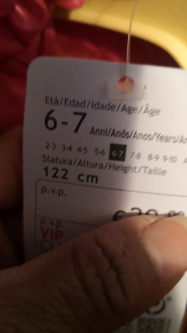 Giacca pesante prenatal 6-7 anni nuova