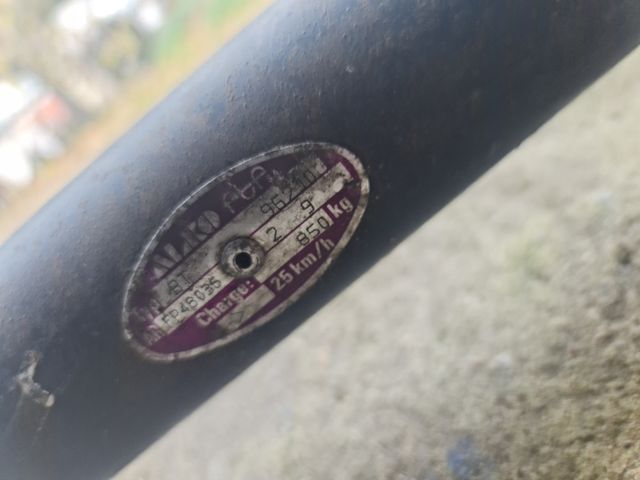 Eje caravana o remolque Alko