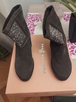 Botines piel Alma en Pena 