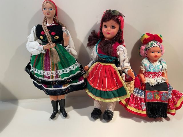 Bambole vintage costumi europa Paesi Est Lapponia