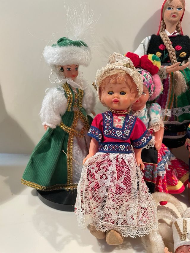 Bambole vintage costumi europa Paesi Est Lapponia