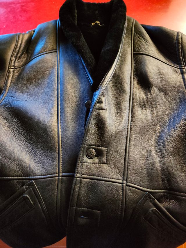 Giaccone uomo in pelle