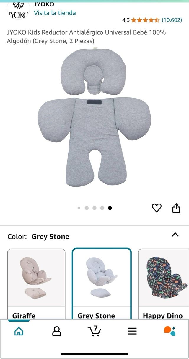 JYOKO Kids Reductor universal de silla de coche