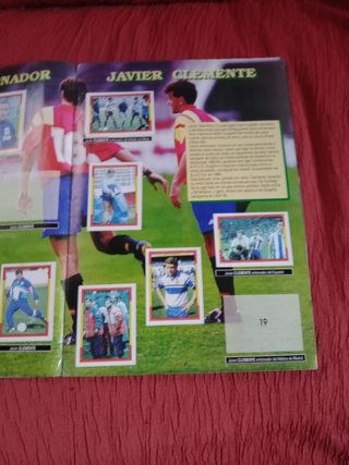 ALBUM ANTIGUO DE CROMOS DE FUTBOL ESPAÑA 94