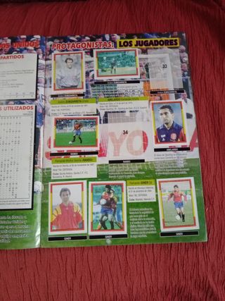 ALBUM ANTIGUO DE CROMOS DE FUTBOL ESPAÑA 94