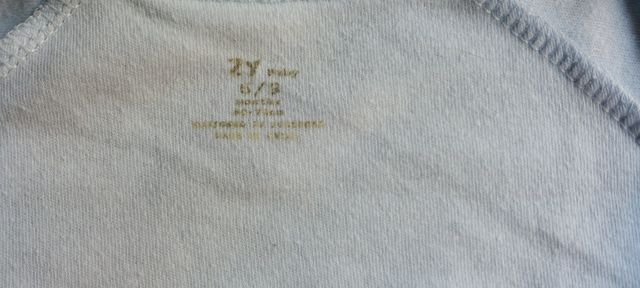 Body Azul Zippy 6-9 meses