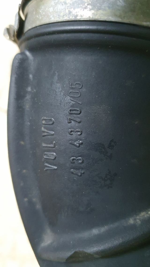Tubo Admision aire motor Volvo 480 turbo