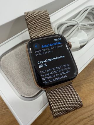 Apple Watch 4 Acero Oro Milanese
