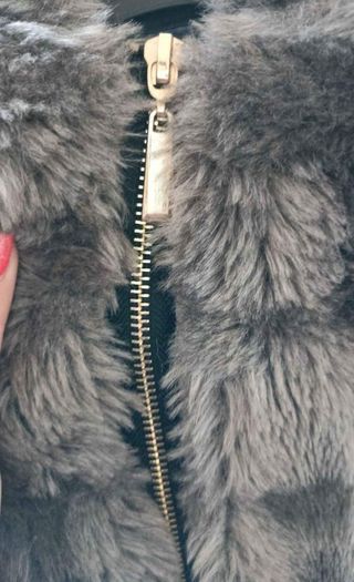 Pelliccia sintetica taglia S