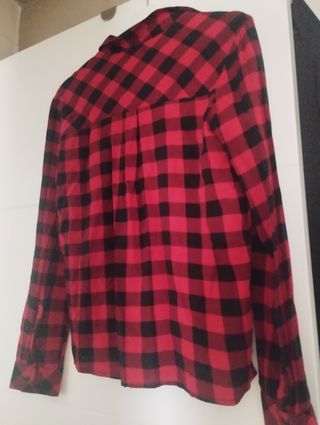 Camisa de cuadros mujer