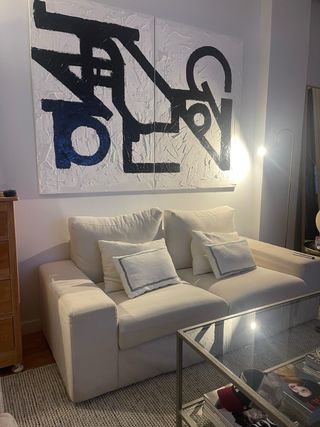 Sofa de dos plazas